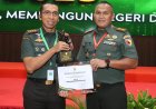 Sukses TMMD ke- 126, Dandim 0804/Magetan Terima Penghargaan Juara III kategori Wartawan Media Cetak