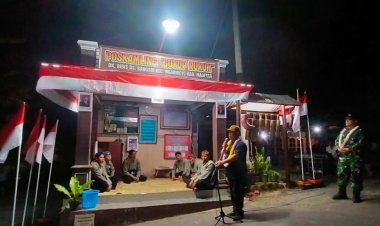 Danposramil Ngariboyo Bersama Forkopimca Ngariboyo Menghadiri Pelaksanaan Kegiatan Penilaian Lomba Siskamling   