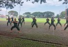 Jaga Kebugaran, Anggota Koramil 0804/06 Maospati  Berlatih Pecak Silat Militer ( PSM )