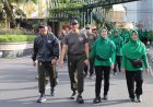 Jaga Fisik Tetap Prima, Kodim 0804/Magetan Laksanakan Jalan Sehat