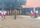Bati Wanwil Koramil 0804/06 Maospati Menjadi Pembina Upacara Hari Senin Di SDN Ngujung 1.