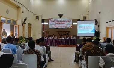 KOMANDAN KORAMIL 0804/09 SUKOMORO KAPTEN ARH  HADIR DALAM MUSYAWARAH PEMBANGUNAN (MUSBANG) DALAM RANGKA PENYUSUNAN RKPD TH 2027 KELURAHAN TINAP KEC.SUKOMORO KAB MAGETAN