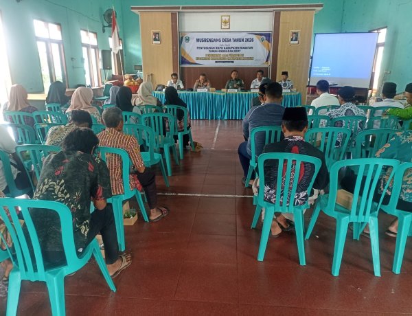 Danramil 0804-07/Karangrejo Hadiri Musyawarah Rencana Pembangunan (Musrenbang) Penyusunan Rkpd Tahun 2026