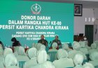 Peringati HUT ke-80 Persit, Persit KCK Cabang XVIII Kodim 0804/Magetan Gelar Donor Darah